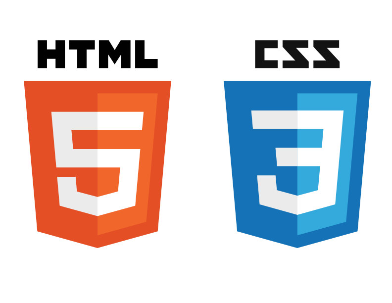 HTML and CSS programing lenguage icon